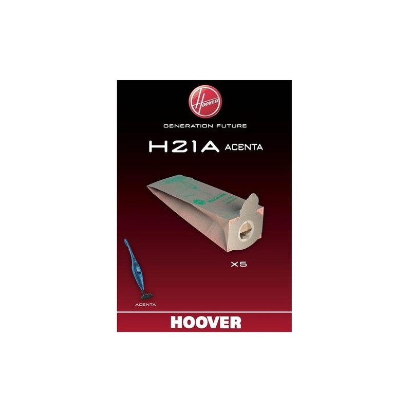 09173873 Sacchetto in carta H21A 5pz per aspirapolvere ACENTA Hoover