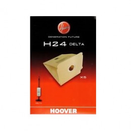 09178435 Sacchetto in carta H24 confezione da 5pz per scopa elettrica Delta Hoover