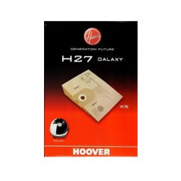 09178443 Sacchetto in carta H27 confezione da 5pz per aspirapolvere Galaxi Hoover