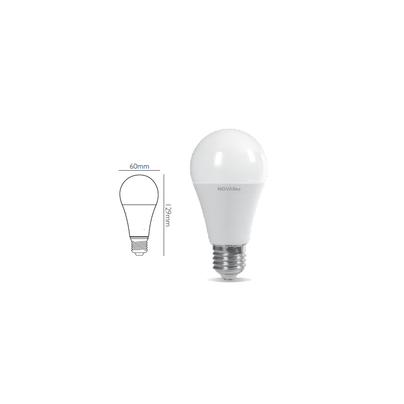 LG75C Lampadina LED 13W E27 Bianco caldo 1055 lumen