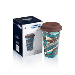 5513281021 Tazza Mug Termica Taster in ceramica con coperchio in silicone 300ml DLSC055 De Longhi