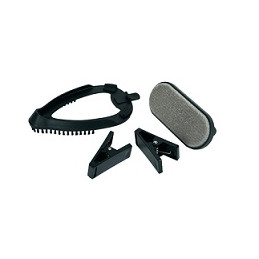 CS-41960123 Kit accessori: spazzola per tessuti spessi e gruccia amovibile, per Stiratore verticale Ixeo QR102 e Power QR202 Row