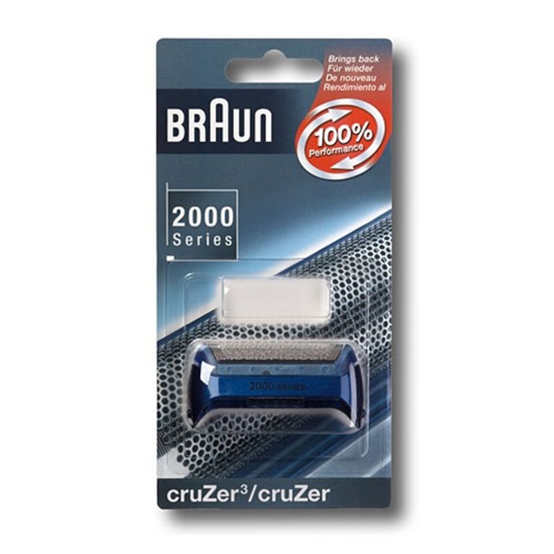 67091065 Gruppo radente lamina Braun rasoio Cruzer Serie 2000 Blu